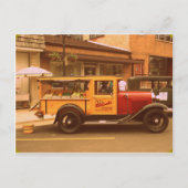 Klassiek voedseltransport briefkaart (Voorkant)