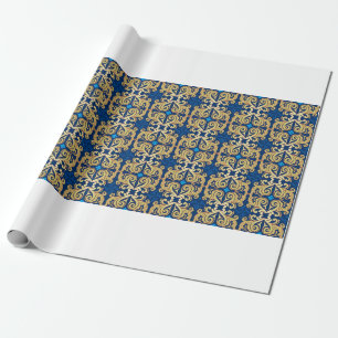 Klassiek vormig, naadloos patroon cadeaupapier