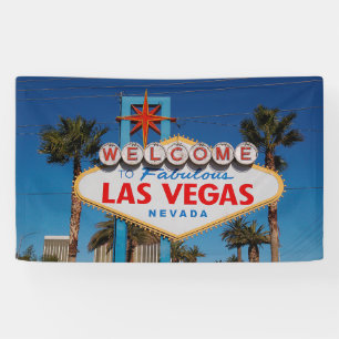Klassiek Welkom bij Las Vegas Sign Spandoek