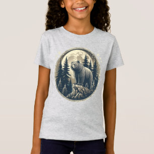 Klassiek/ wildernis beer t-shirt