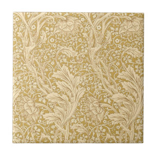 Klassiek William Morris Arcadia Goud Naadloos Tegeltje