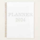 Klassiek Wit 2024 Planner (Voorkant)