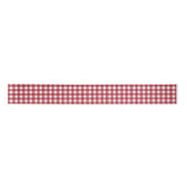 Klassiek wit en rood gingham lint (Voorkant)