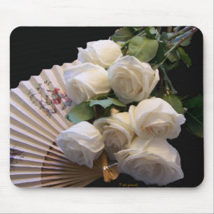 Klassiek wit - Fan Mousepad Muismat
