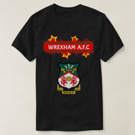 Klassiek WREXHAM AFC T-shirt (Design voorkant)