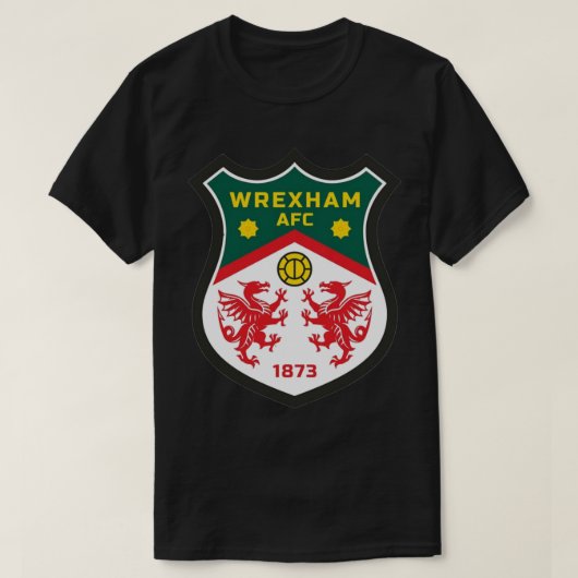 Klassiek Wrexham AFC T-shirt (Design voorkant)