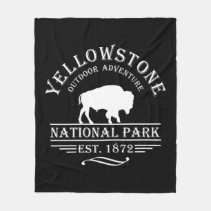 Klassiek Yellowstone National Park Fleece Deken
