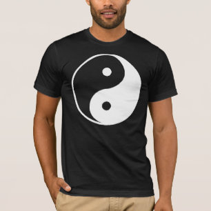 Klassiek Ying Yang Chinees symbool T-shirt