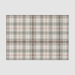 Klassiek zachte Schotse tartan ruitpatroon Tissuepapier