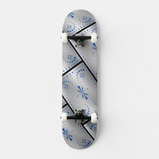 Klassiek zilver skateboard (Voorkant)