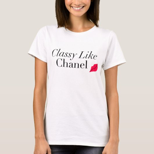 Klassiek zoals Chanel Classic T-shirt (Voorkant)