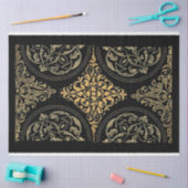 Klassiek zwart & goud sierweefselpapier tissuepapier (Craft)