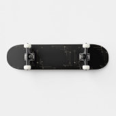 Klassiek zwart skateboard (Horizontaal)