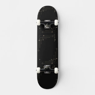 Klassiek zwart skateboard