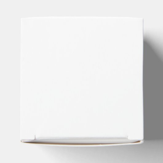Klassiek Zwart Wit Grijs Monogram Favor Box Bedankdoosjes (Bovenkant)