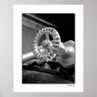 Klassiek zwart-wit poster