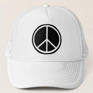 Klassiek zwart-wit ruitteken trucker pet