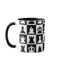 Klassiek zwart-wit schaakbordpatroon