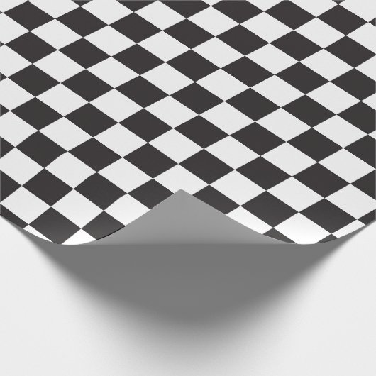 Klassiek zwart-witpapier voor het ompakken van sch cadeaupapier (Hoek)