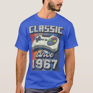 Klassieke 1967 55th Birthday Retro Video Game Cont T-shirt