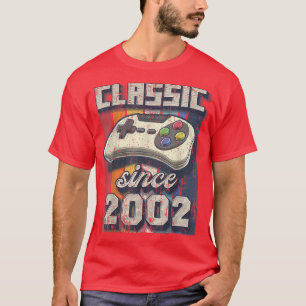 Klassieke 2002 20th Birthday Retro Video Game Cont T-shirt