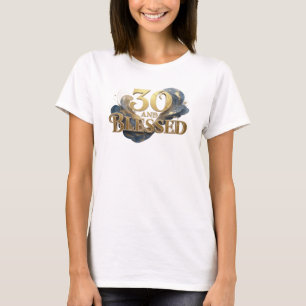 Klassieke 30 EN GESEGEND Creatieve Print T-shirt