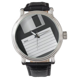 Klassieke 3,5-inch diskette Mannen Horloge