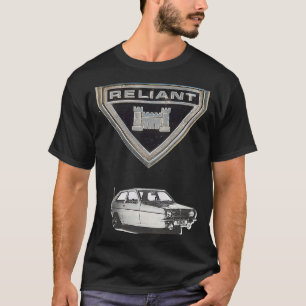 Klassieke 3-wielige auto Reliant Robin MK T-shirt
