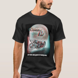 Klassieke 3D motorfiets T-shirt