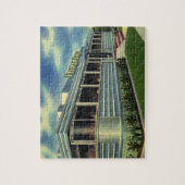 Klassieke 50s restaurantrestaurant Pelican Diner Legpuzzel (Verticaal)