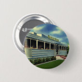 Klassieke 50s restaurantrestaurant Pelican Diner Ronde Button 5,7 Cm (Voorkant /achterkant)