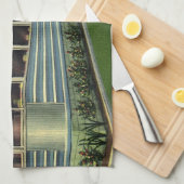  Klassieke 50s restaurantrestaurant Pelican Diner Theedoek (Quarter Fold)