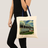 Klassieke 50s restaurantrestaurant Pelican Diner Tote Bag (Voorkant (product))