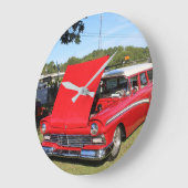 KLASSIEKE 55 OUDE FORD WAGON wandklok Grote Klok (Hoek)