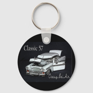 Klassieke 57 Chevy Bel Air Sleutelhanger