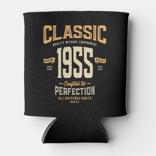 Klassieke 68e verjaardag 1955 blikjeskoeler (Voorkant)