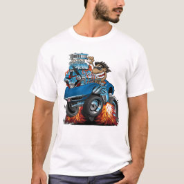 Klassieke '69 American Sports Car Cartoon T-shirt