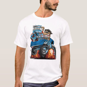 Klassieke '69 American Sports Car Cartoon T-shirt