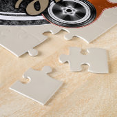 Klassieke aangepaste GTO-garage voor auto's Legpuzzel (Zijkant)