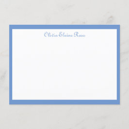 Klassieke, aangepaste Kaart voor flatnota's