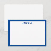 Klassieke, aangepaste Kaart voor flatnota's Notitiekaartje (Voorkant / Achterkant)