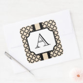 Klassieke Aangepaste Monogrammed Stickers (Envelop)