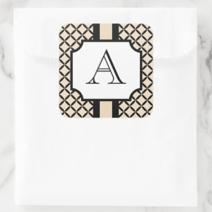 Klassieke Aangepaste Monogrammed Stickers