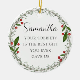 Klassieke aangepaste soberheid mijlpaal nuchtere k keramisch ornament