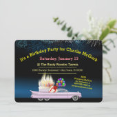 Klassieke Aangepaste Verjaardag Uitnodiging (Staand voorkant)