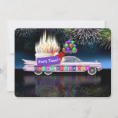 Klassieke Aangepaste Verjaardag Uitnodiging (Achterkant)