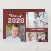 Klassieke  aankondiging Afstuderen (Voorkant / Achterkant)