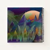 Klassieke Abstracte Bergen EMMERLIJST Maatwerk Cad Notitieboek (Achterkant)