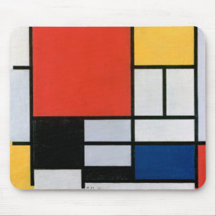 Klassieke Abstracte Compositie van Piet Mondrian Muismat