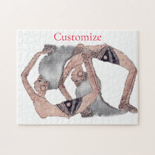 Klassieke achteroverbuiging yoga houding Thunder_C Legpuzzel